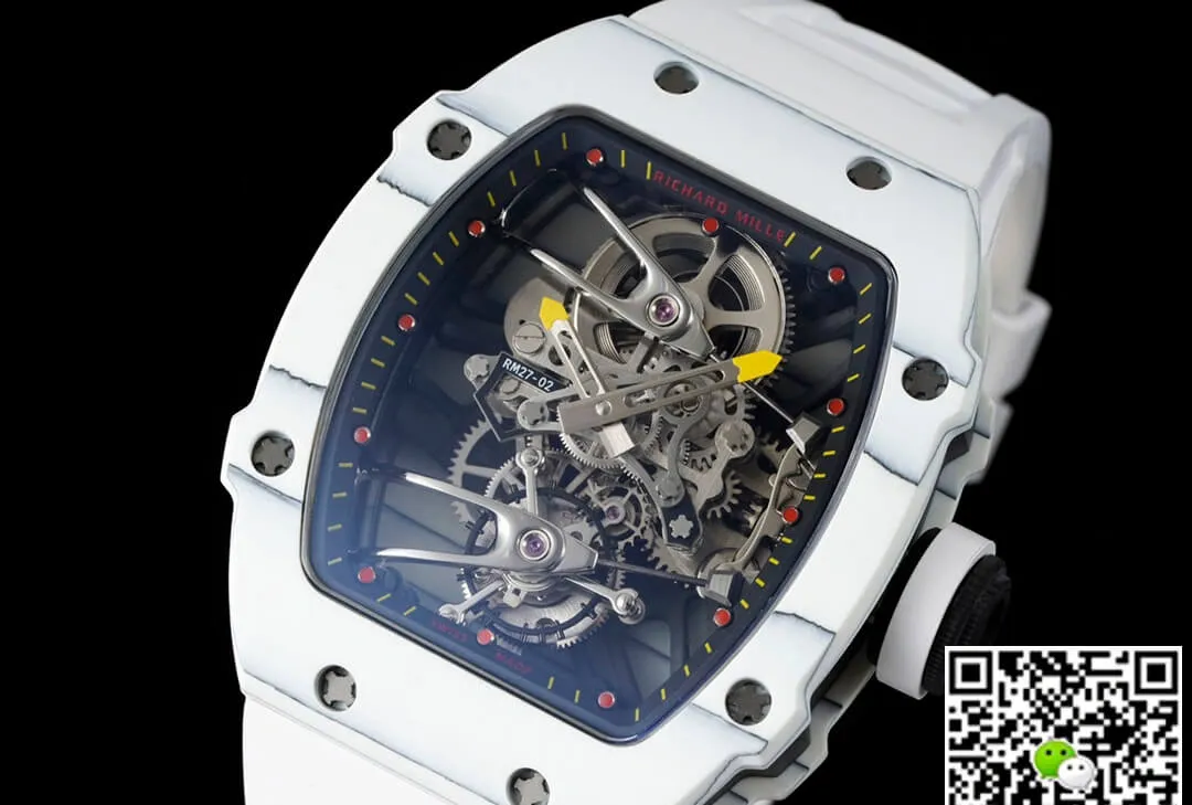 Richard Mille RM27-02 Rafael Nadal Tourbillon RM Factory 1:1 Best Edition Replica Watch Rubber Strap