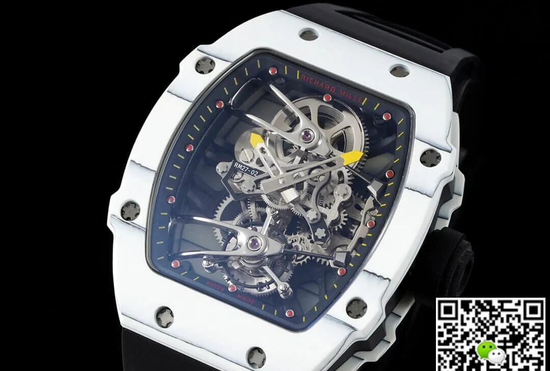 Richard Mille RM27-02 Rafael Nadal Tourbillon RM Factory 1:1 Best Edition Replica Watch Rubber Strap