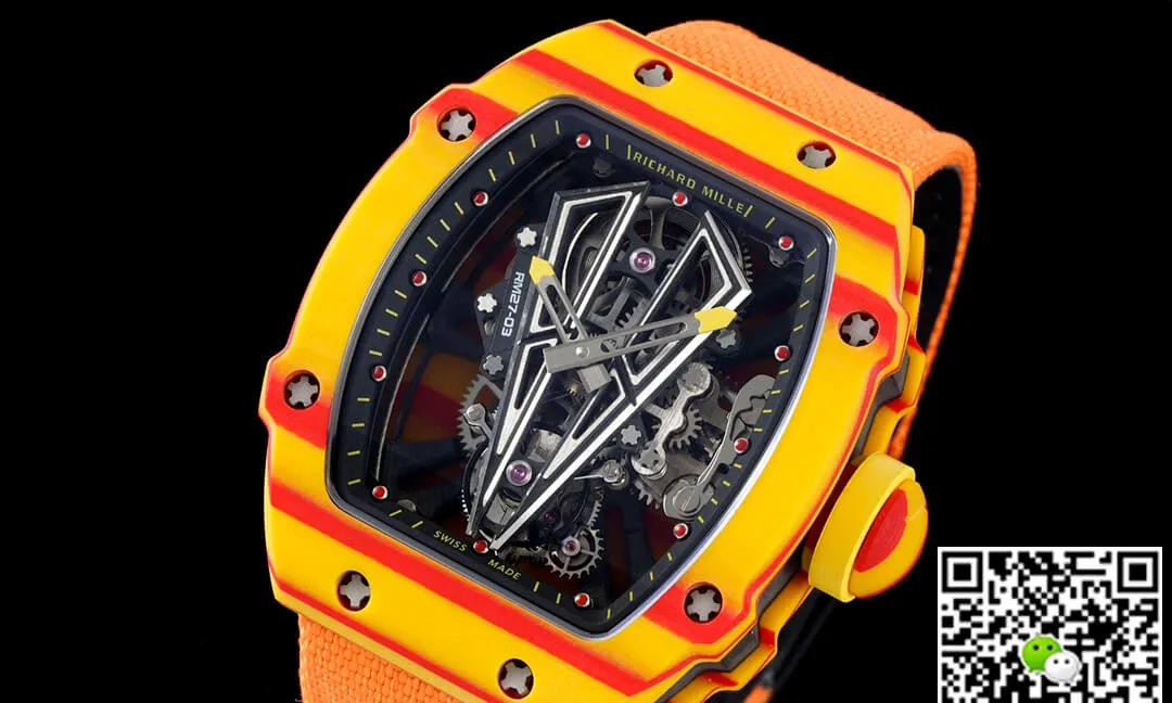 Richard Mille RM27-03 Rafael Nadal Tourbillon RM Factory 1:1 Best Edition Replica Watch Orange Bezel