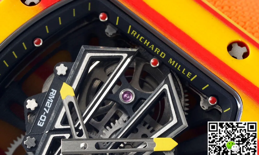 Richard Mille RM27-03 Rafael Nadal Tourbillon RM Factory 1:1 Best Edition Replica Watch Orange Bezel