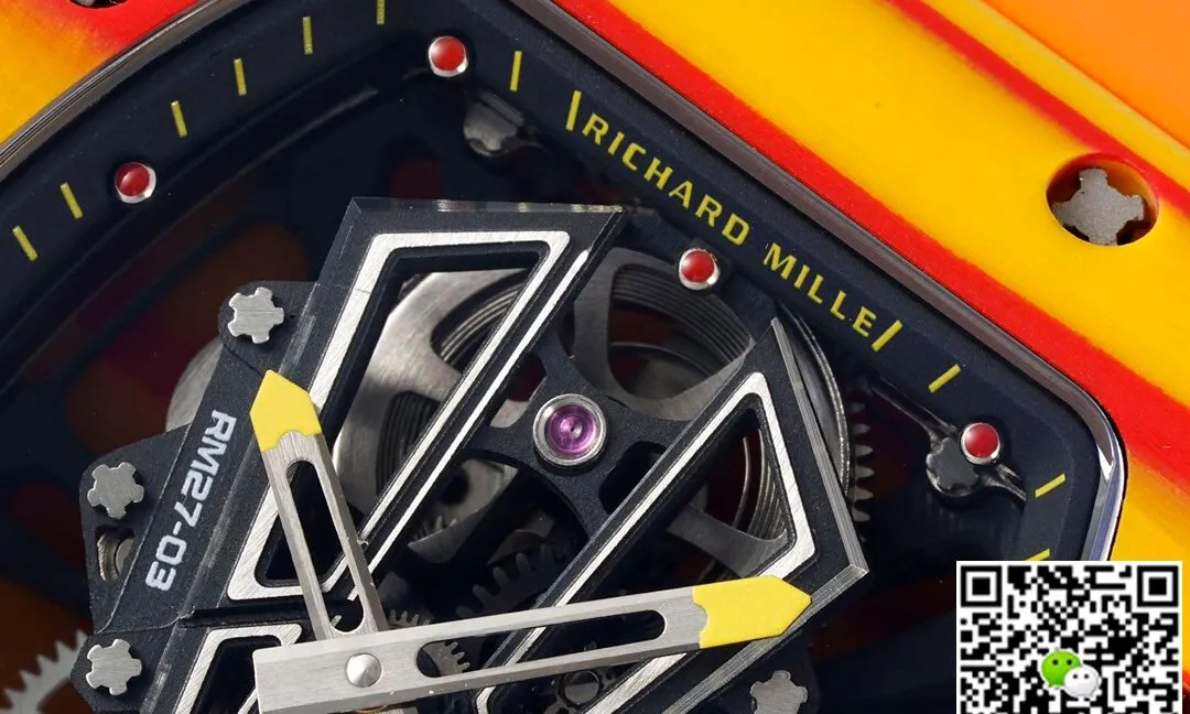 Richard Mille RM27-03 Rafael Nadal Tourbillon RM Factory 1:1 Best Edition Replica Watch Orange Strap