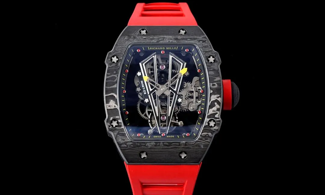 Richard Mille RM27-03 Rafael Nadal Tourbillon RM Factory 1:1 Best Edition Replica Watch Rubber Strap