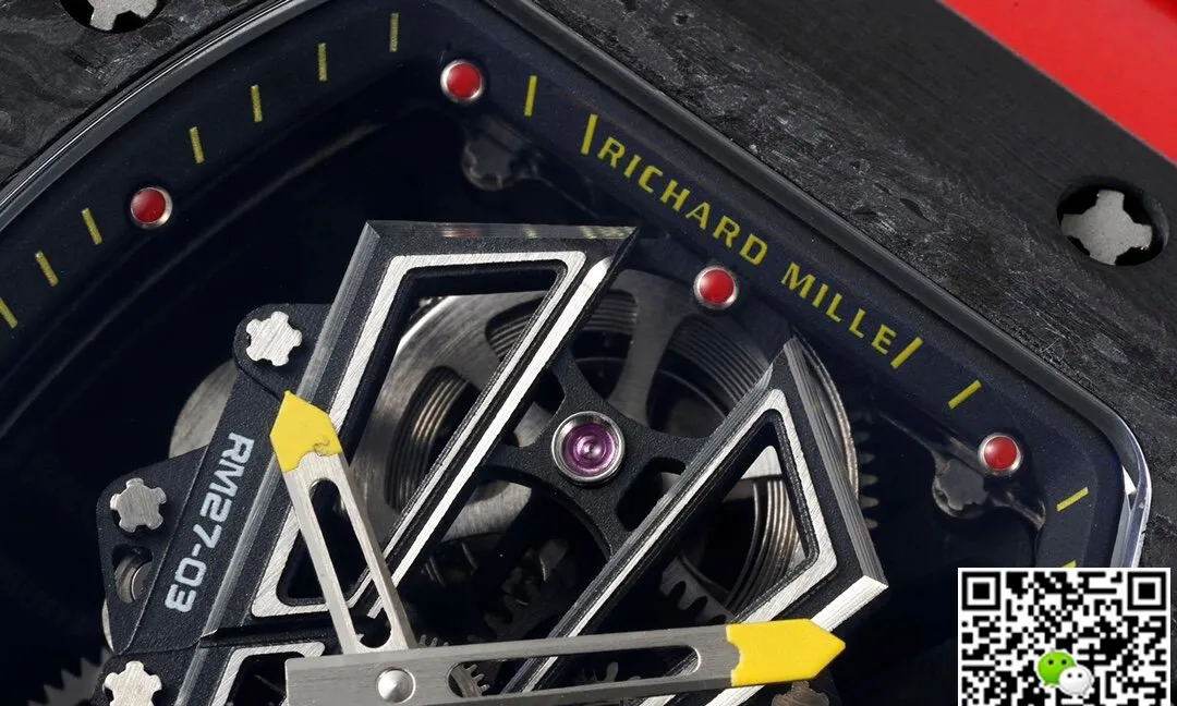 Richard Mille RM27-03 Rafael Nadal Tourbillon RM Factory 1:1 Best Edition Replica Watch Rubber Strap