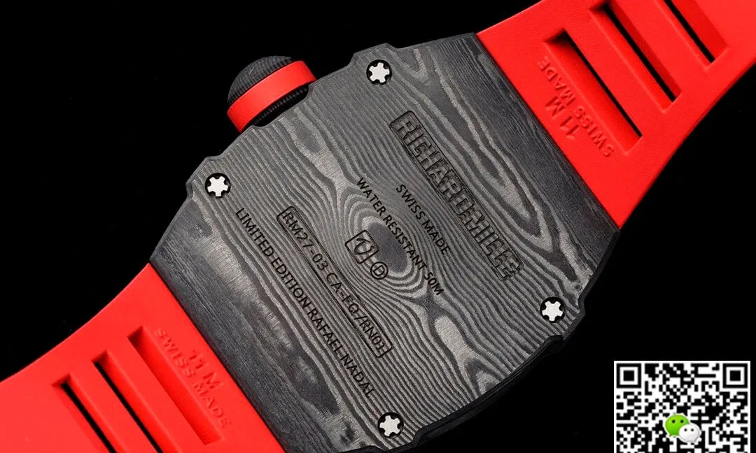 Richard Mille RM27-03 Rafael Nadal Tourbillon RM Factory 1:1 Best Edition Replica Watch Rubber Strap