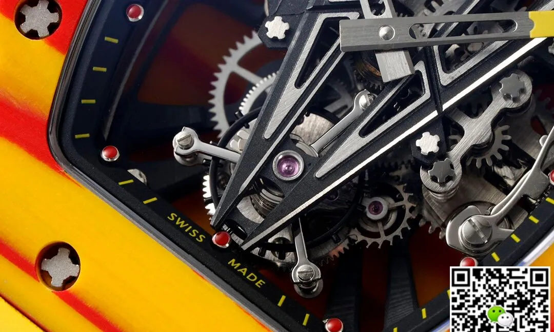 Richard Mille RM27-03 Rafael Nadal Tourbillon RM Factory 1:1 Best Edition Replica Watch Yellow Strap