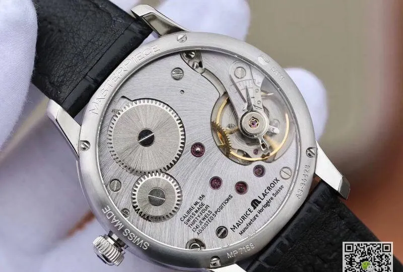 Maurice Lacroix Masterpiece MP7158-SS001-301-1 Square Wheel AM Factory 1:1 Best Edition Replica Watch Swiss ML156 White Dial