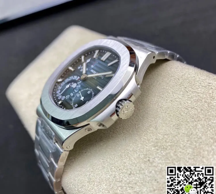 Patek Philippe Nautilus 5712 1A-001 40MM PPF Factory 1:1 Best Edition Replica Watch Stainless Steel Strap Swiss ETA