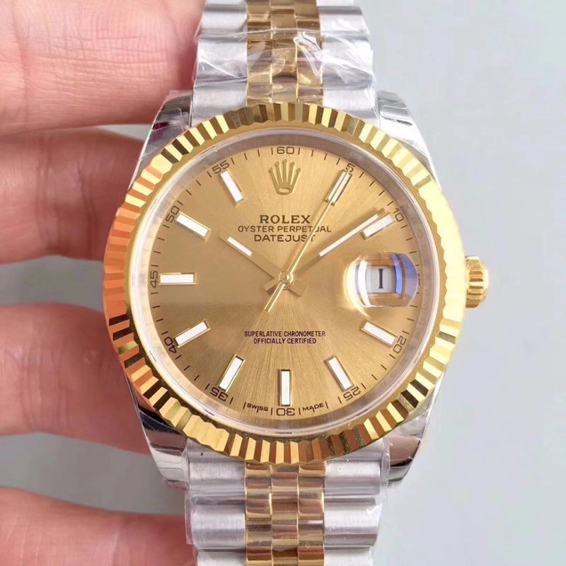 Rolex Datejust 41 126333 EW Factory 1:1 Best Edition Replica Watch Swiss ETA3255 904L Stainless Steel Jubilee Bracelet