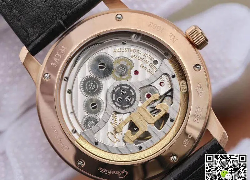 Glashutte Original Senator 1-36-04-04-02-01 Moonphase 18K Rosegold 1:1 Best Edition Replica Watch Swiss ETA36-03 White Dial