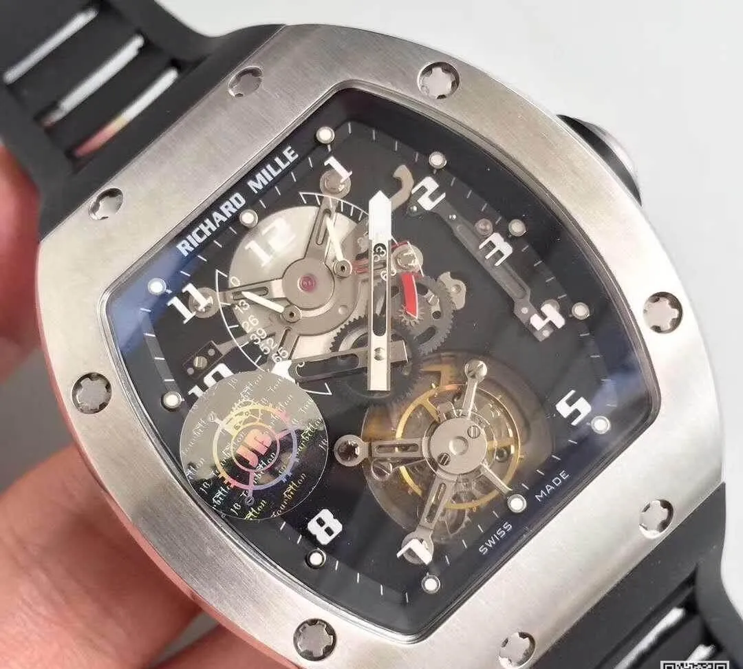 Richard Mille RM001 Tourbillon JB factory 1:1 Best Edition Replica Watch Swiss Tourbillon 316L Case