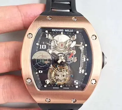 Richard Mille RM001 Tourbillon JB factory 1:1 Best Edition Replica Watch Swiss Tourbillon Rose Gold