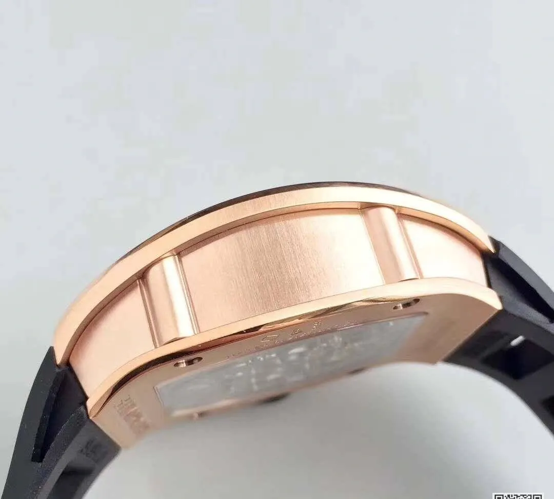 Richard Mille RM001 Tourbillon JB factory 1:1 Best Edition Replica Watch Swiss Tourbillon Rose Gold