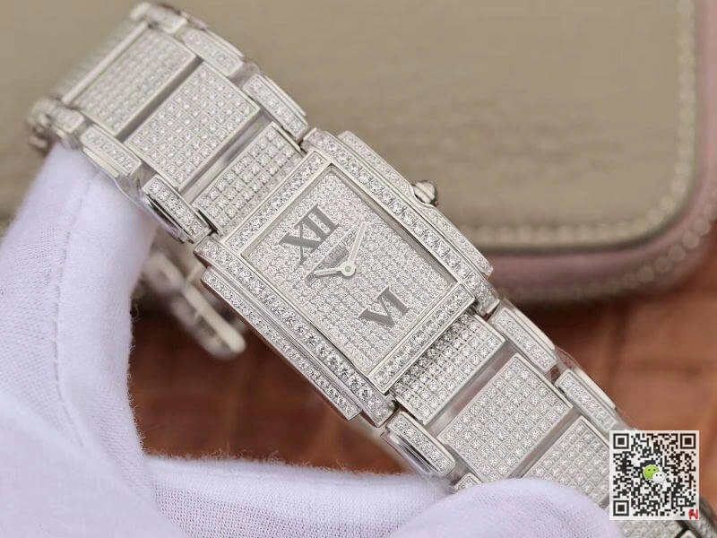 Patek Philippe 4908 101G-001 White Gold Ladies Twenty 1:1 Best Edition Replica Watch Swiss Quartz E15