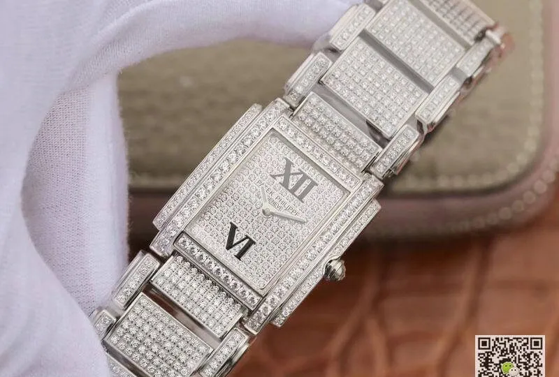 Patek Philippe 4908 101G-001 White Gold Ladies Twenty 1:1 Best Edition Replica Watch Swiss Quartz E15