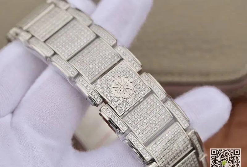 Patek Philippe 4908 101G-001 White Gold Ladies Twenty 1:1 Best Edition Replica Watch Swiss Quartz E15