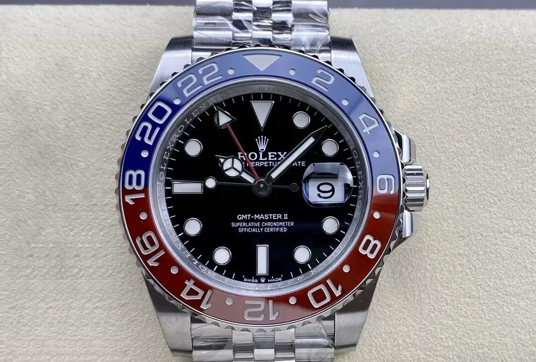 Rolex GMT Master II M126710BLRO-0001 C+ Factory 1:1 Best Edition Replica Watch Silver Stainless Steel Strap