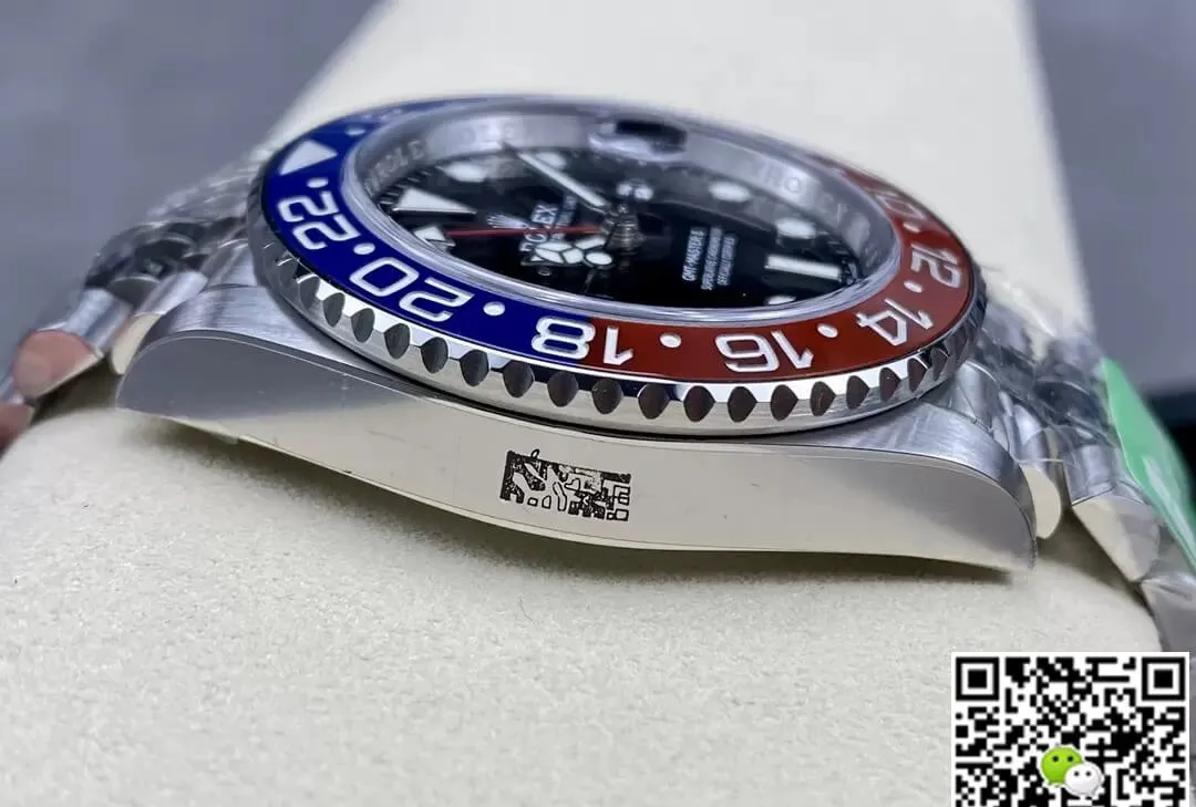 Rolex GMT Master II M126710BLRO-0001 C+ Factory 1:1 Best Edition Replica Watch Silver Stainless Steel Strap
