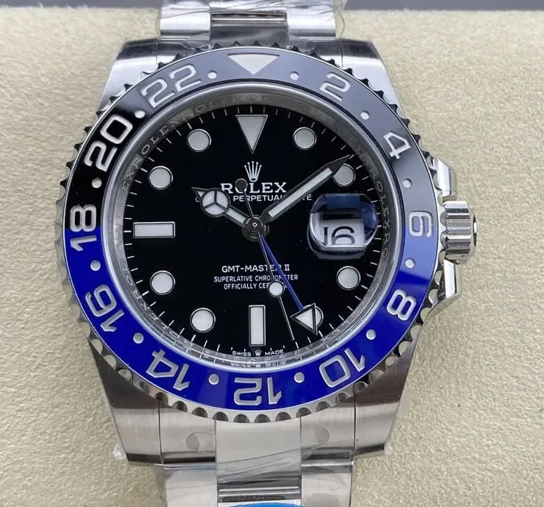 Rolex GMT Master II M126710blnr-0003 Clean Factory 1:1 Best Edition Replica Watch V3 Stainless Steel Strap