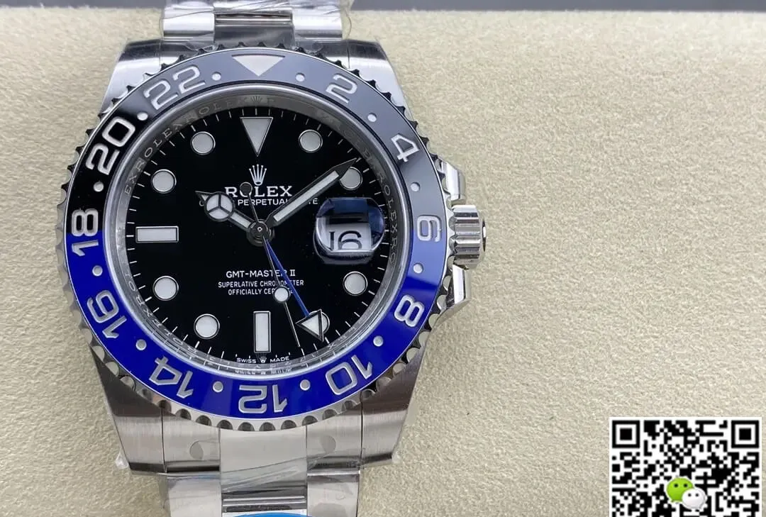 Rolex GMT Master II M126710blnr-0003 Clean Factory 1:1 Best Edition Replica Watch V3 Stainless Steel Strap
