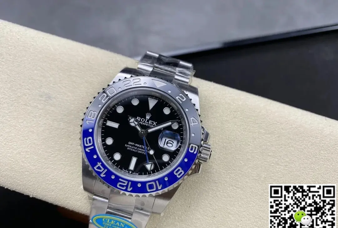 Rolex GMT Master II M126710blnr-0003 Clean Factory 1:1 Best Edition Replica Watch V3 Stainless Steel Strap