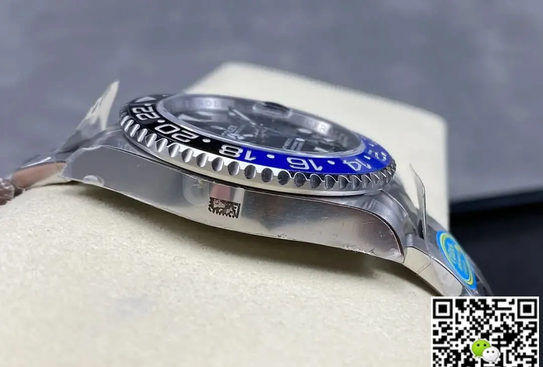 Rolex GMT Master II M126710blnr-0003 Clean Factory 1:1 Best Edition Replica Watch V3 Stainless Steel Strap