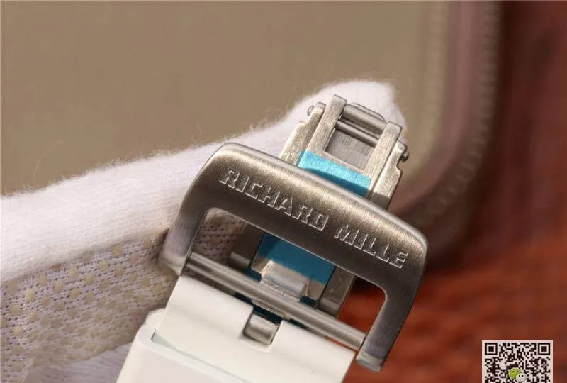 Richard Mille RM011 KV Factory 1:1 Best Edition Replica Watch Swiss ETA7750 White Hollow Hour Mark