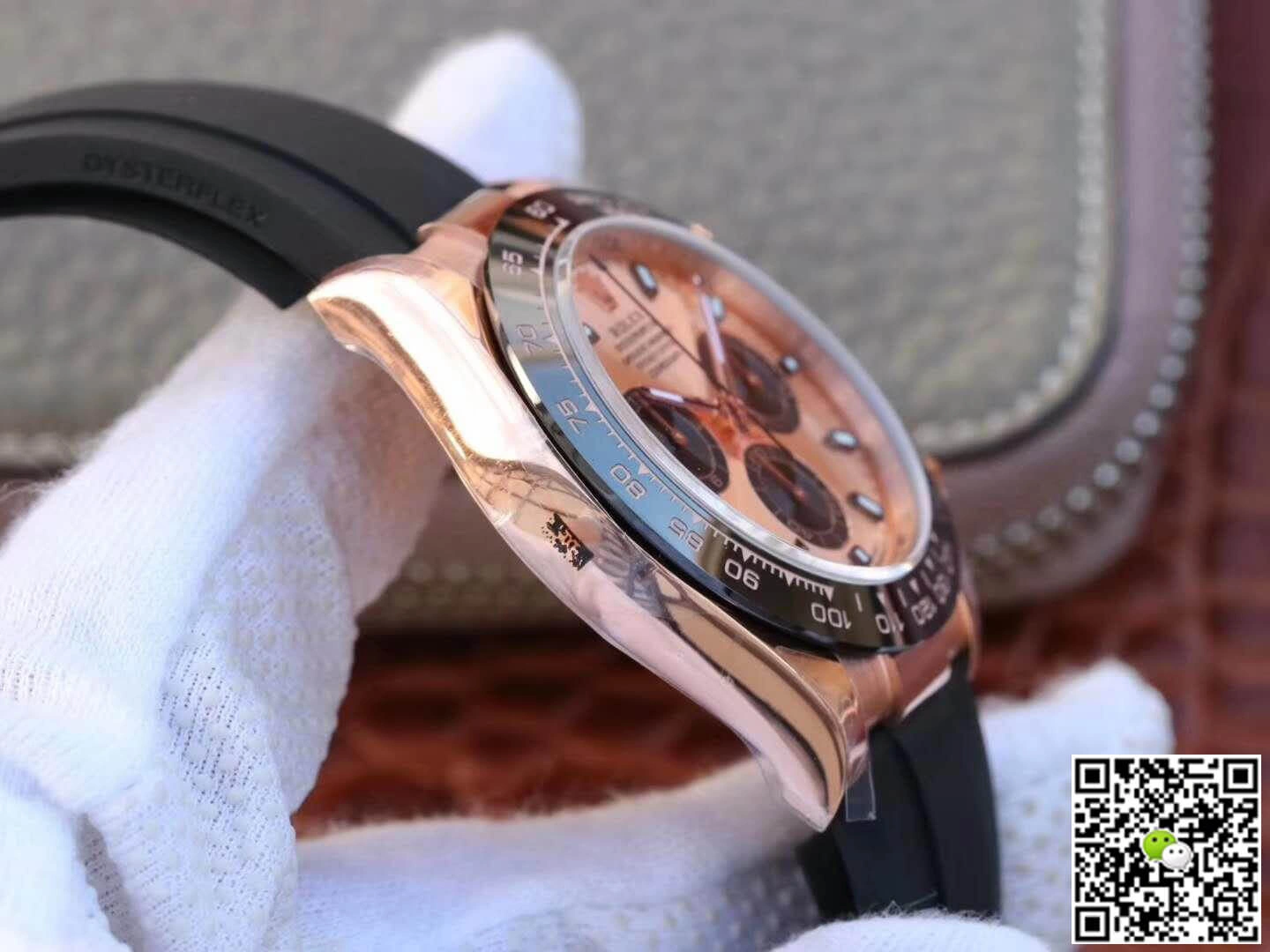 Rolex Daytona Cosmograph 116515LN Rose Gold Dial Noob Factory 1:1 Best Edition Replica Watch Swiss ETA4130