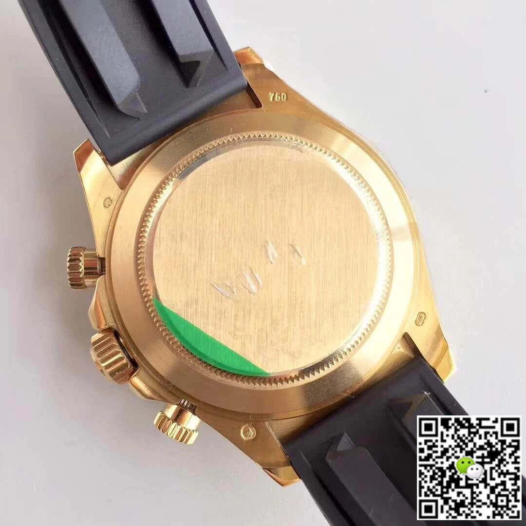 Rolex Daytona Cosmograph 116518LN AR Factory Yellow Gold Dial 1:1 Best Edition Replica Watch Swiss ETA4130