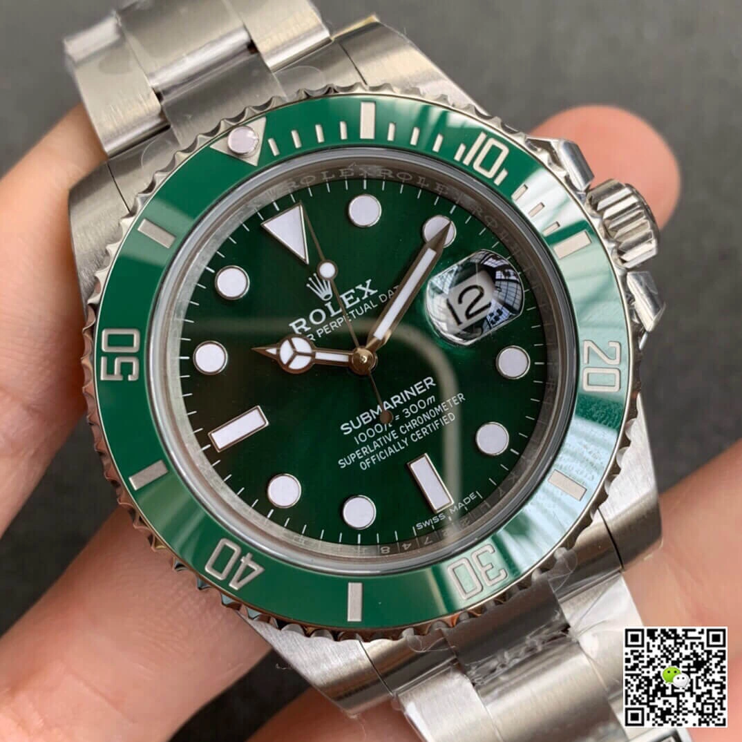 Rolex Submariner 116610LV 40MM ZZ Factory 1:1 Best Edition Replica Watch V2S Stainless Steel Strap