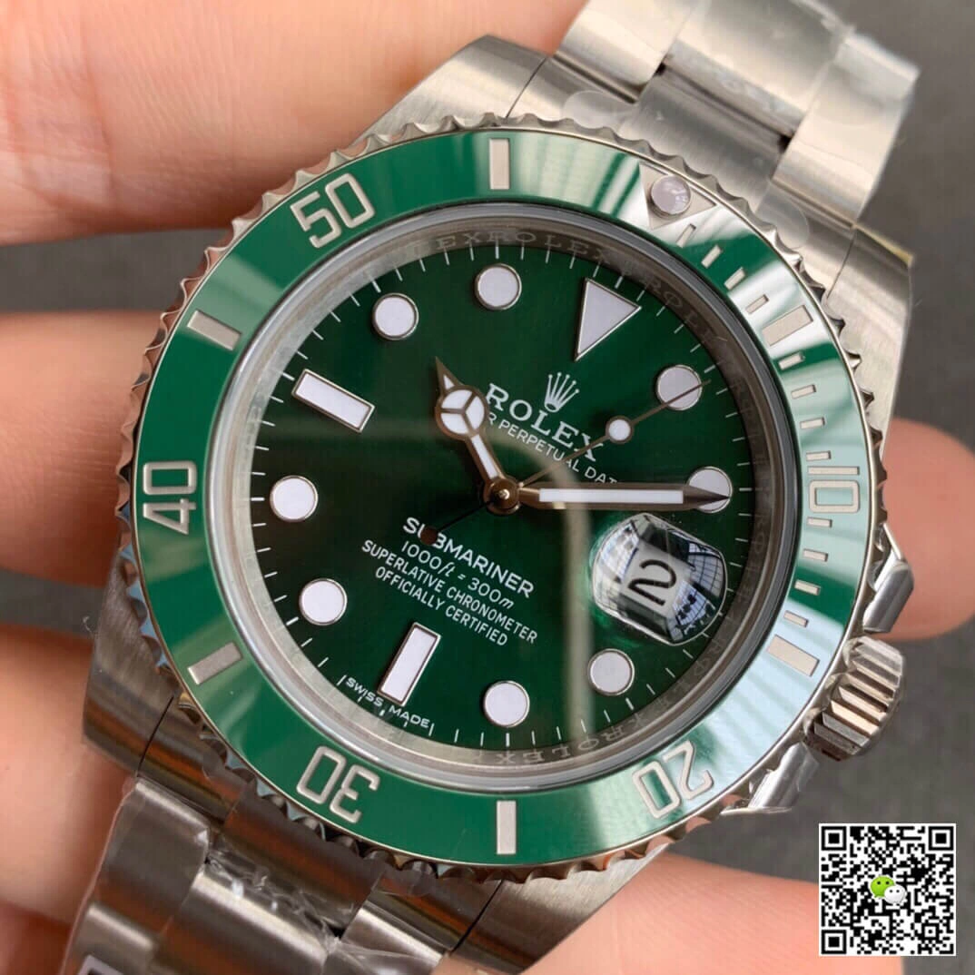 Rolex Submariner 116610LV 40MM ZZ Factory 1:1 Best Edition Replica Watch V2S Stainless Steel Strap