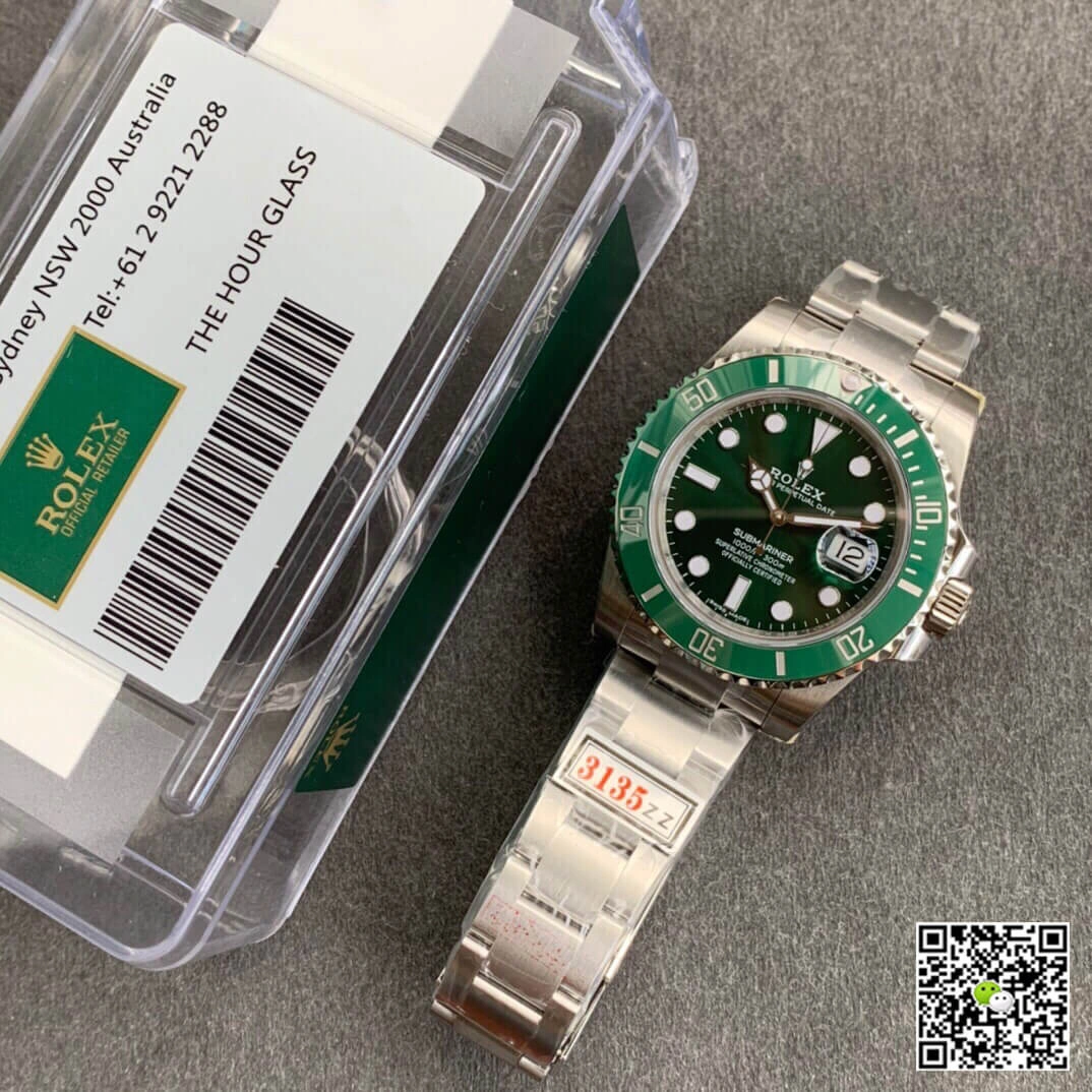 Rolex Submariner 116610LV 40MM ZZ Factory 1:1 Best Edition Replica Watch V2S Stainless Steel Strap