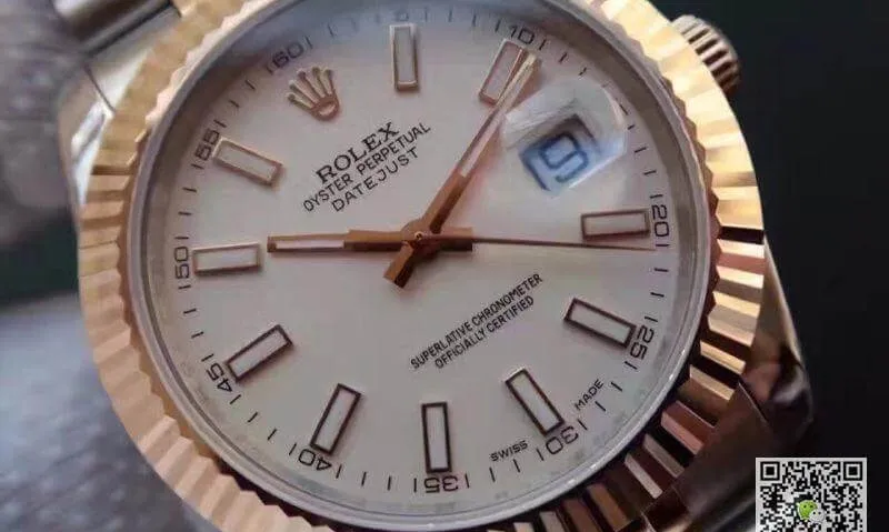 Rolex Datejust 41 126333-006 White dial 1:1 Best Edition Replica Watch Swiss ETA2836-2 Gold Wrapped