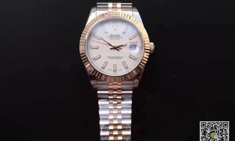 Rolex Datejust 41 126333-006 White dial 1:1 Best Edition Replica Watch Swiss ETA2836-2 Gold Wrapped