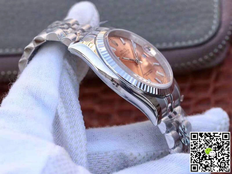 Rolex Datejust 116234-0090 AR Factory 1:1 Best Edition Replica Watch Swiss ETA3135 Rose Gold Dial