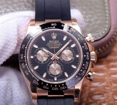 Rolex Daytona M116515LN-0017 Noob Factory 1:1 Best Edition Replica Watch Black Dial Swiss ETA4130
