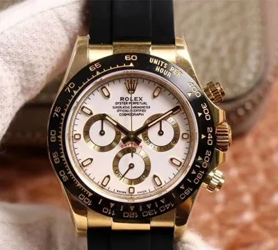 Rolex Daytona M116518LN-0041 Noob Factory 1:1 Best Edition Replica Watch White Dial Swiss ETA4130