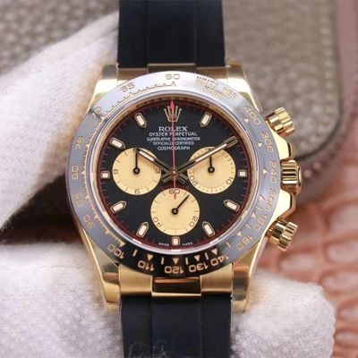Rolex Daytona M116518LN-0047 Noob Factory 1:1 Best Edition Replica Watch Black Dial Swiss ETA4130