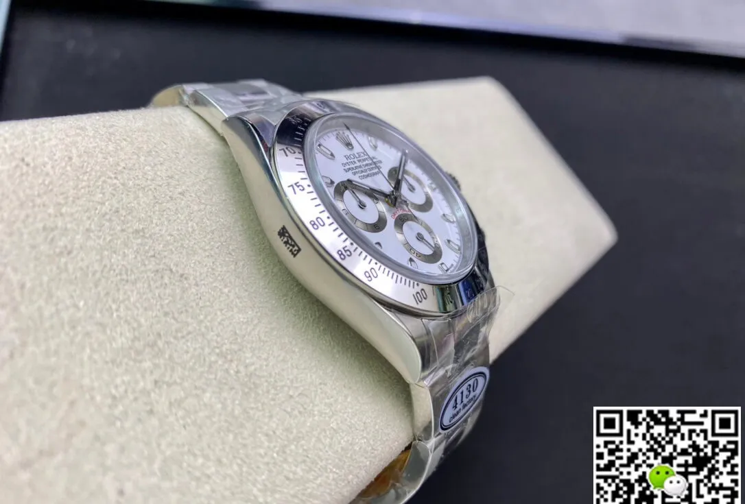 Rolex Cosmograph Daytona 116520LN Clean Factory 1:1 Best Edition Replica Watch Silver Stainless Steel Strap