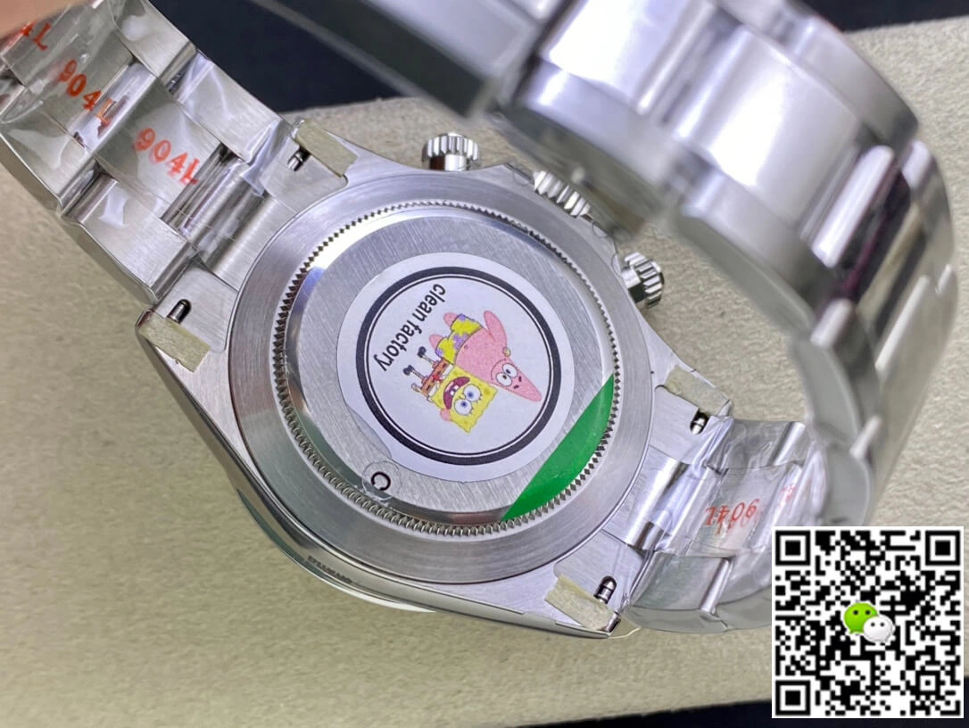Rolex Cosmograph Daytona 116520LN Clean Factory 1:1 Best Edition Replica Watch Silver Stainless Steel Strap