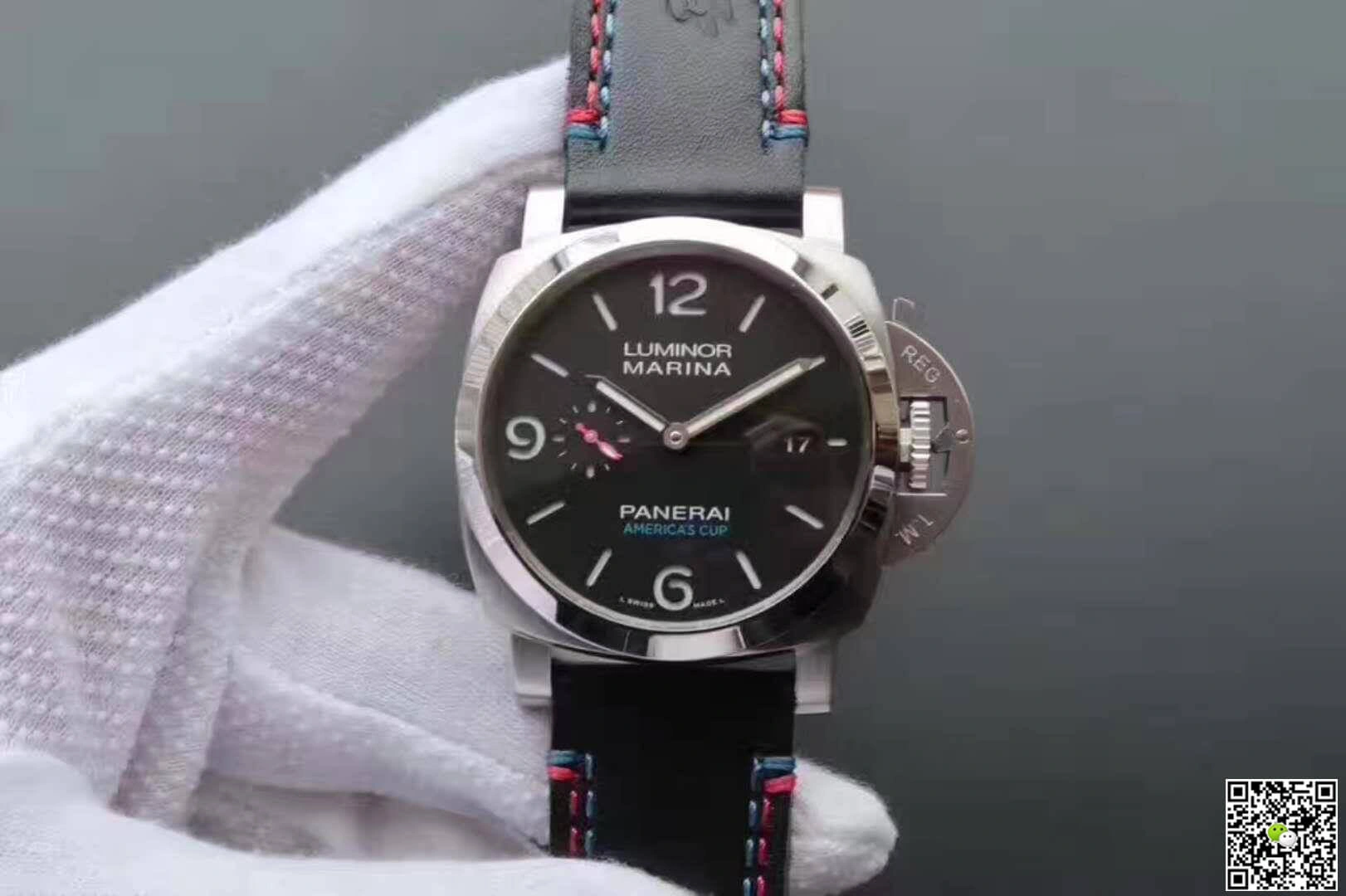 Panerai Luminor 1950 PAM727 ZF Factory 1:1 Best Edition Replica Watch Swiss ETA P9010 Black Strap