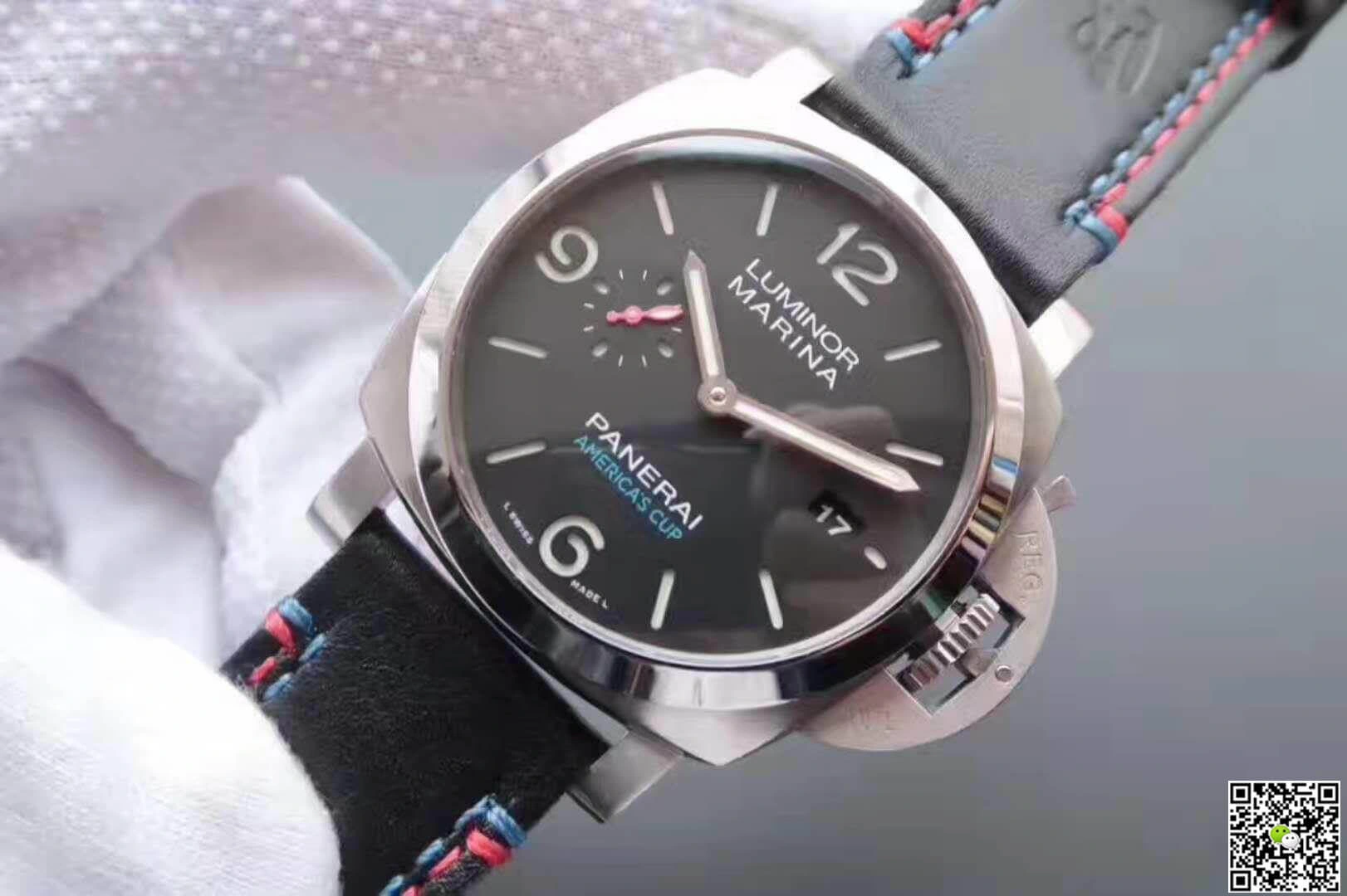Panerai Luminor 1950 PAM727 ZF Factory 1:1 Best Edition Replica Watch Swiss ETA P9010 Black Strap
