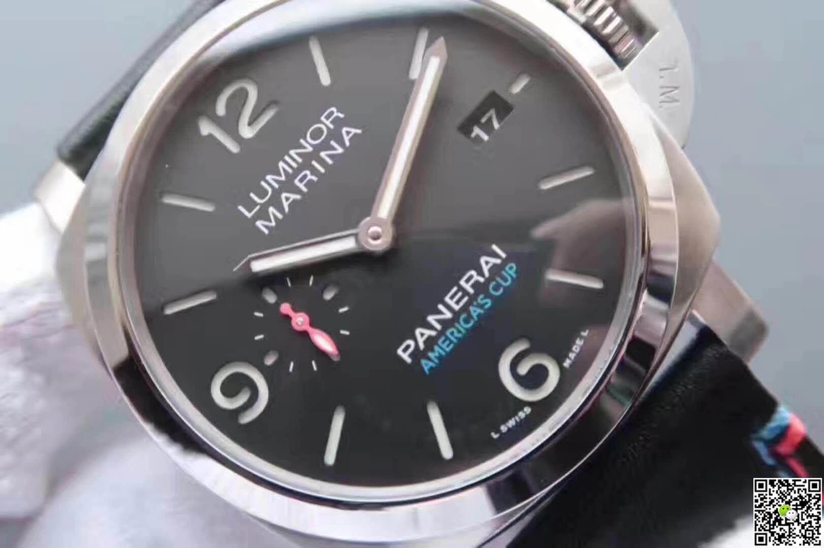 Panerai Luminor 1950 PAM727 ZF Factory 1:1 Best Edition Replica Watch Swiss ETA P9010 Black Strap