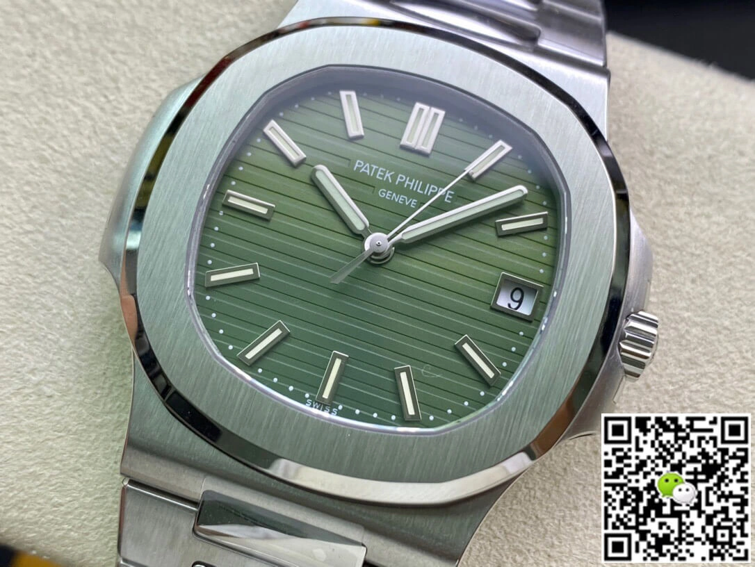 Patek Philippe Nautilus 5711 1A PPF Factory 1:1 Best Edition Replica Watch Olive Green Dial Swiss ETA26-330 SC