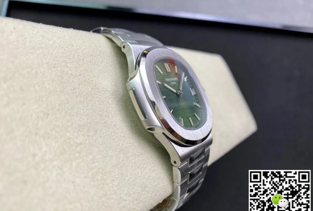 Patek Philippe Nautilus 5711 1A PPF Factory 1:1 Best Edition Replica Watch Olive Green Dial Swiss ETA26-330 SC