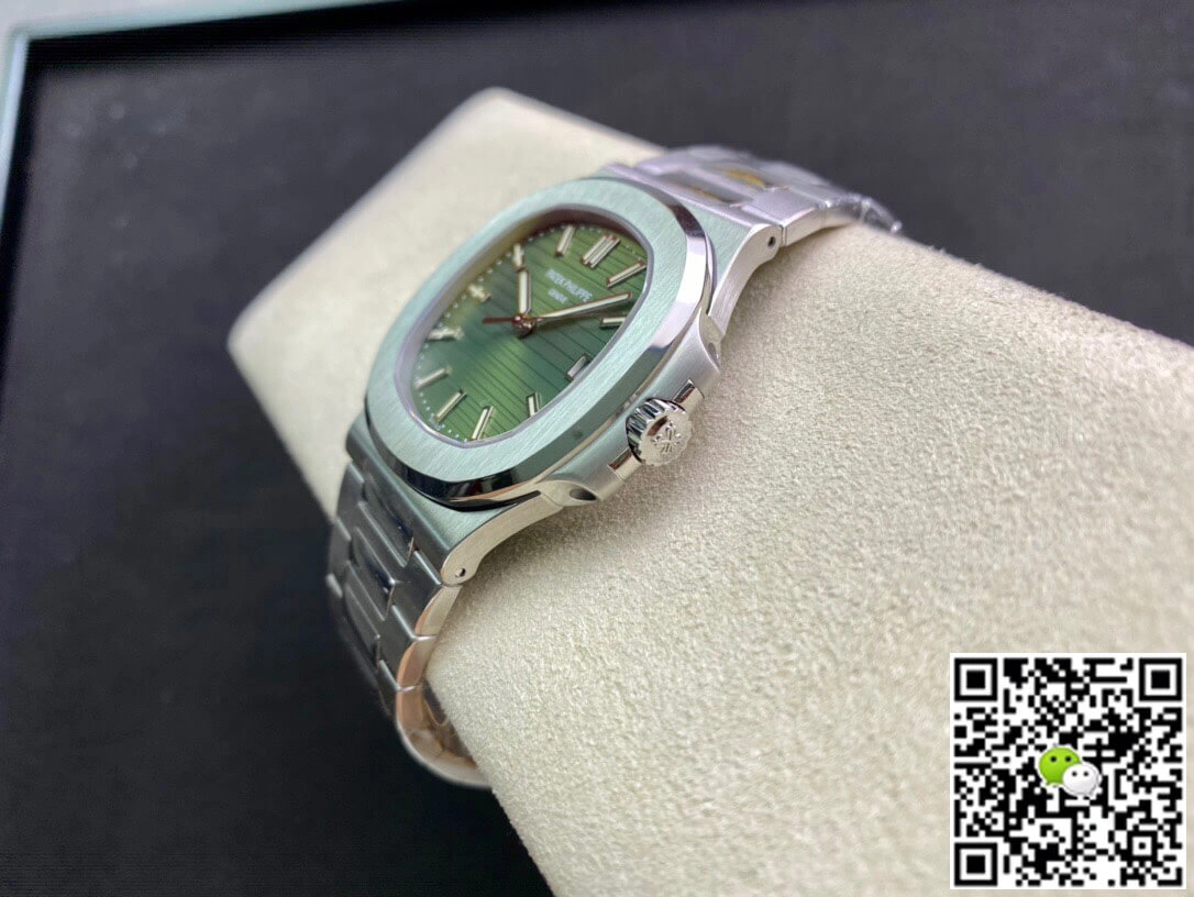Patek Philippe Nautilus 5711 1A PPF Factory 1:1 Best Edition Replica Watch Olive Green Dial Swiss ETA26-330 SC
