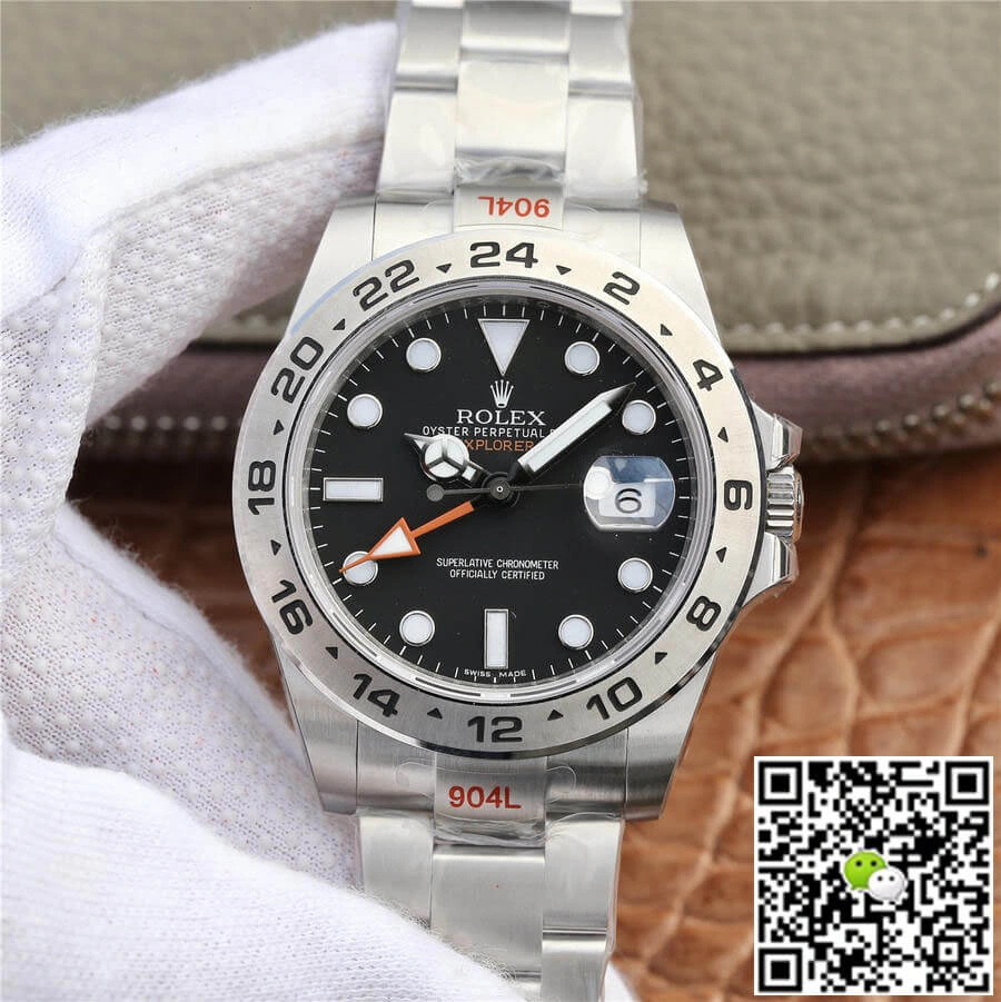Rolex Explorer M216570-0002 GM Factory 1:1 Best Edition Replica Watch V4 9041L Stainless Steel Silver Strap