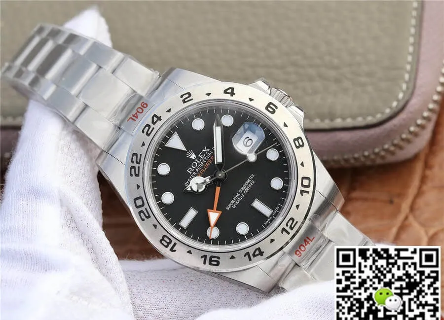 Rolex Explorer M216570-0002 GM Factory 1:1 Best Edition Replica Watch V4 9041L Stainless Steel Silver Strap