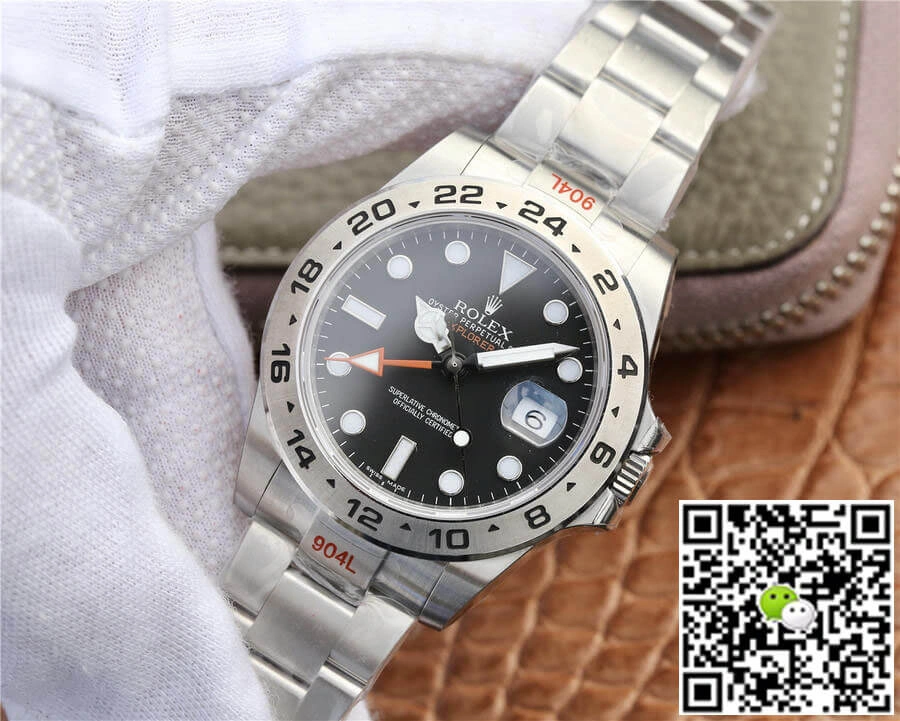 Rolex Explorer M216570-0002 GM Factory 1:1 Best Edition Replica Watch V4 9041L Stainless Steel Silver Strap