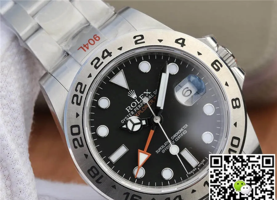 Rolex Explorer M216570-0002 GM Factory 1:1 Best Edition Replica Watch V4 9041L Stainless Steel Silver Strap