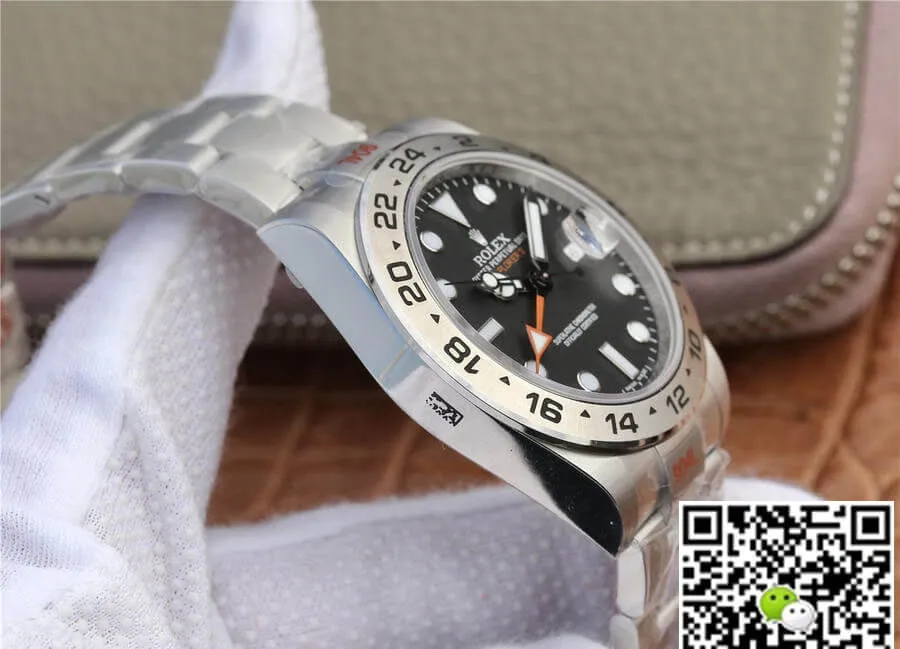 Rolex Explorer M216570-0002 GM Factory 1:1 Best Edition Replica Watch V4 9041L Stainless Steel Silver Strap